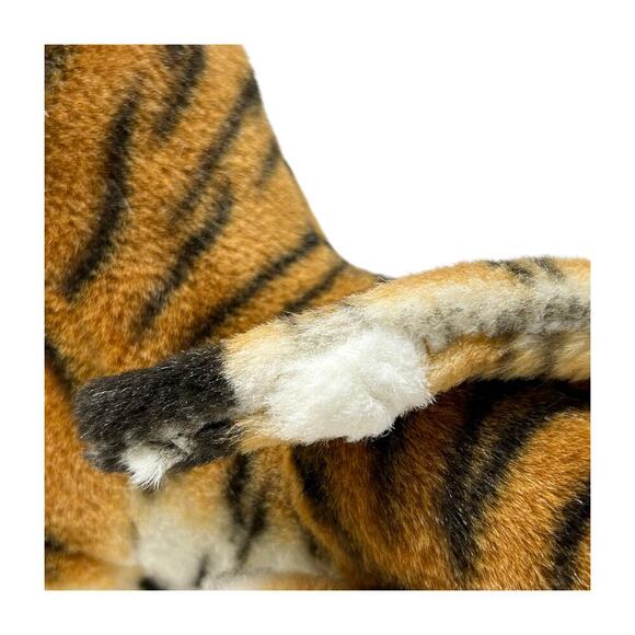 Wangpai Large Bengal Tiger Plush Toy Stuffed Animal Realistic Laying Vtg Rare - Picture 5 of 15